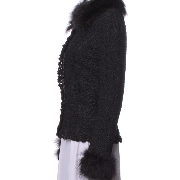 Dolce & Gabbana feather trimmed jacket - Picture 2 of 4